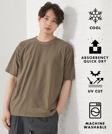 パーフェクテックリンクス半袖Tシャツ 【接触冷感／吸水速乾／UVカット／洗濯機OK】