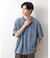 ライトデニム半袖Tシャツ【洗濯機OK】