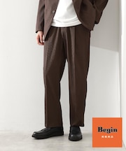 【Begin/ビギン10月号掲載】楊柳スマートイージーパンツ　軽量/洗濯機OK/セットアップ可