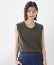 【汗染み防止】ノースリーブTシャツ【洗濯機OK/UVケア】