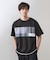 パネル切替半袖Tシャツ