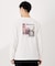 フォトグラフプリント長袖Tシャツ【洗濯機OK】