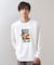 フォトグラフプリント長袖Tシャツ【洗濯機OK】