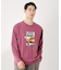フォトグラフプリント長袖Tシャツ【洗濯機OK】
