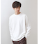 リンクスジャカード長袖Tシャツ【サスティナブル素材使用/洗濯機OK】