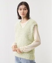 ふわふわフェザーベスト/洗える