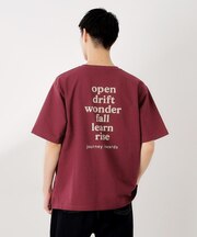 裏配色5分袖プルオーバー