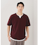 ツイルキーネック半袖Tシャツ