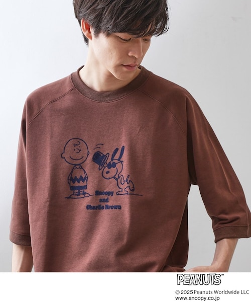 Peanuts スヌーピー 6分袖裏毛スウェット｜ザショップティーケーの通販
