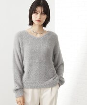 【選べる7色/WEB限定あり】ふわふわフェザーニット/洗える