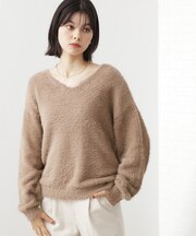【選べる7色/WEB限定あり】ふわふわフェザーニット/洗える