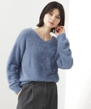 【選べる7色/WEB限定あり】ふわふわフェザーニット/洗える