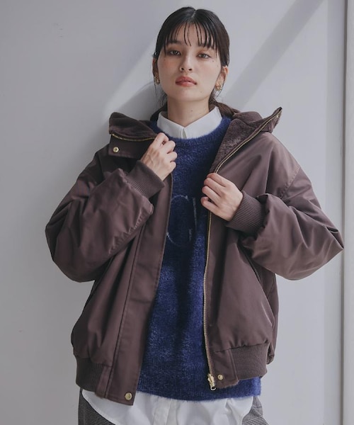 リバーシブルフェイクファーブルゾン SNSでバズり中】リバーシブルフェイクファーブルゾン｜エヴリスの通販