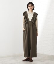 【シーズンレス】フリルオールインワン
