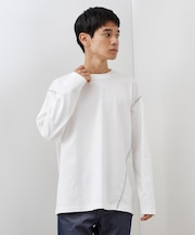 ハンドステッチ長袖Tシャツ 【洗濯機OK】