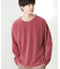 【心地良い、滑らかさ】レイヤード風ケーブル長袖Tシャツ