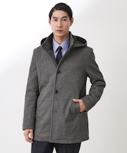 ON/OFF対応 ウーリック スタンド メルトンコート 【洗濯機OK/フード取外し可】