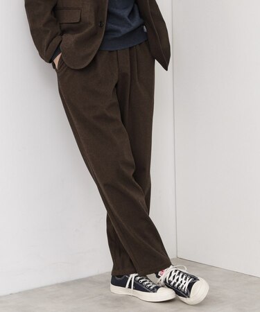 ホームスパンジャージイージーパンツ【セットアップ可/洗濯機OK】