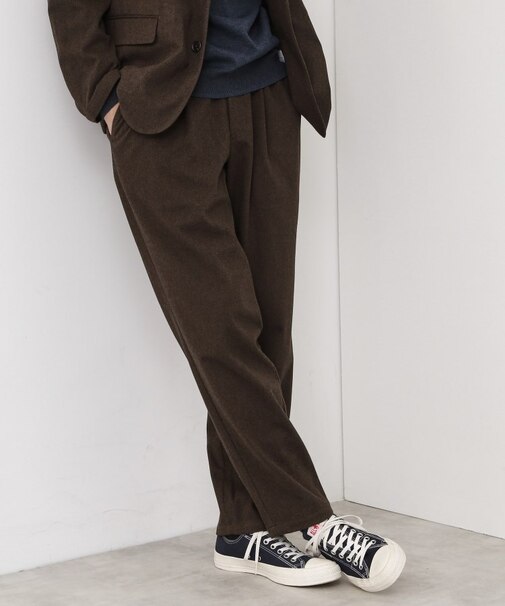 ホームスパンジャージイージーパンツ【セットアップ可/洗濯機OK】