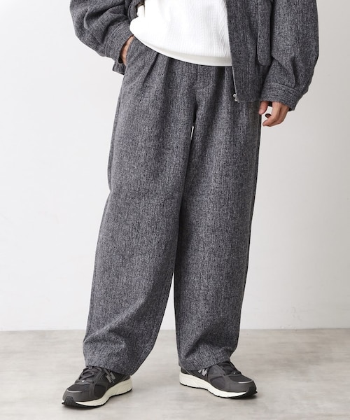 ATON HIGH TWIST WOOL WIDE PANTS｜アーバンリサーチの通販｜&mall