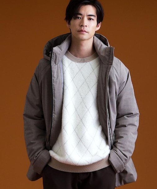 【軽くて、温かい】SORONA/ソロナ 中綿ブルゾン 防風/軽量/洗濯機OK/フード脱着可