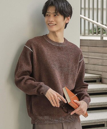 【大人の上品カジュアルを叶える】ハグするニット 洗濯機OK/6色展開