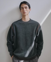 【大人の上品カジュアルを叶える】ハグするニット 洗濯機OK/6色展開