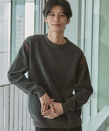 【大人の上品カジュアルを叶える】ハグするニット 洗濯機OK/6色展開