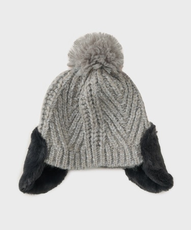 フェイクファー耳当てワッチ