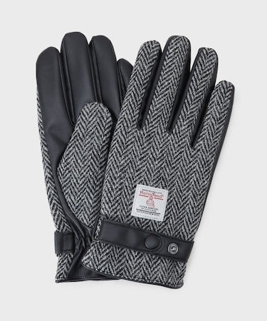 【HARRIS TWEED／ハリスツイード】ハリスツイードグローブ