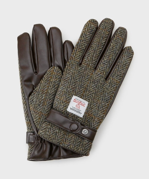 【HARRIS TWEED／ハリスツイード】ハリスツイードグローブ
