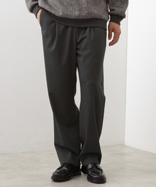 セミワイドイージーパンツWARM 洗濯機OK/裏起毛/ストレッチ