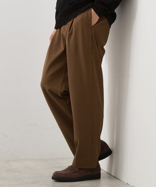 セミワイドイージーパンツWARM 洗濯機OK/裏起毛/ストレッチ