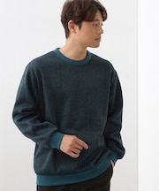 【裏起毛で暖かい】レトロフリーススウェット