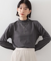 吸湿発熱 インナーカットソー