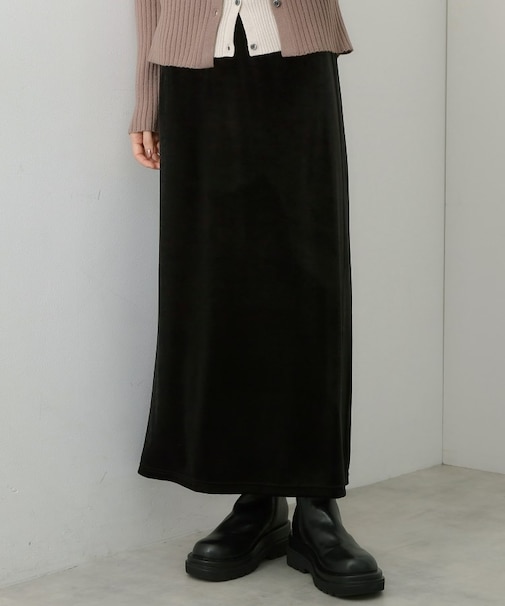 ベロアナロースカート