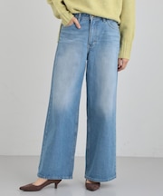 【Lee】デニムワイドパンツ