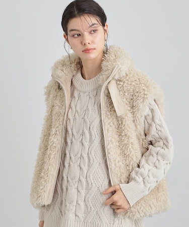 プラスするだけでこなれ見え ボアベスト