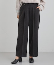 ピンタックワイドパンツ