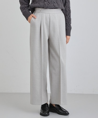 ピンタックワイドパンツ