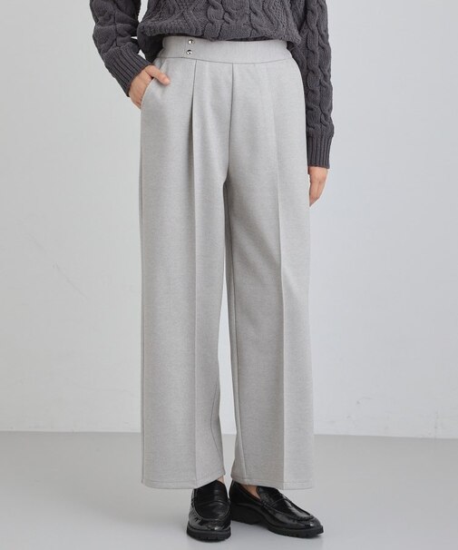 ピンタックワイドパンツ