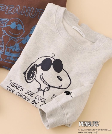 PEANUTS/ピーナッツ スヌーピープリントスウェット 【親子リンク】