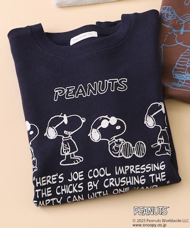 PEANUTS/ピーナッツ スヌーピープリントスウェット 【親子リンク】