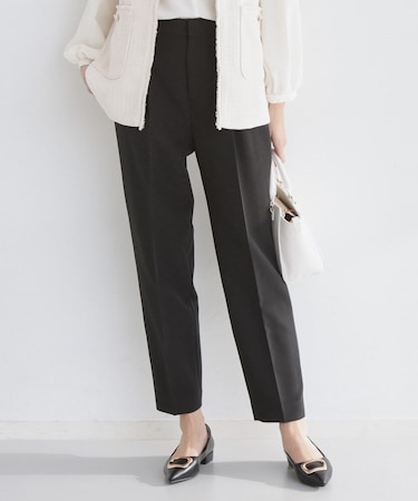 Wクロステーパードパンツ