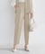 Wクロステーパードパンツ