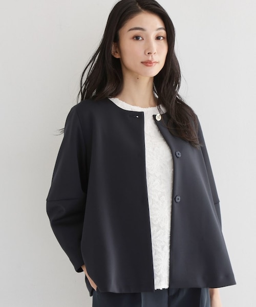 ノーカラーダンボールジャケット｜ザショップティーケーの通販｜&mall