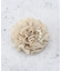 パール調付きコサージュ