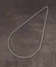 カーブ チェーン ステンレス ネックレス 【ユニセックス】