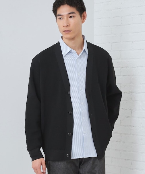 【季節の変わり目に最適】ニットカーディガン ドライタッチ／軽量