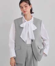 【お仕事にもカジュアルにも】CAVIAN ジレ/セットアップ可